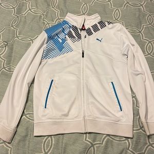 Puma zip up sweatshirt kids size L